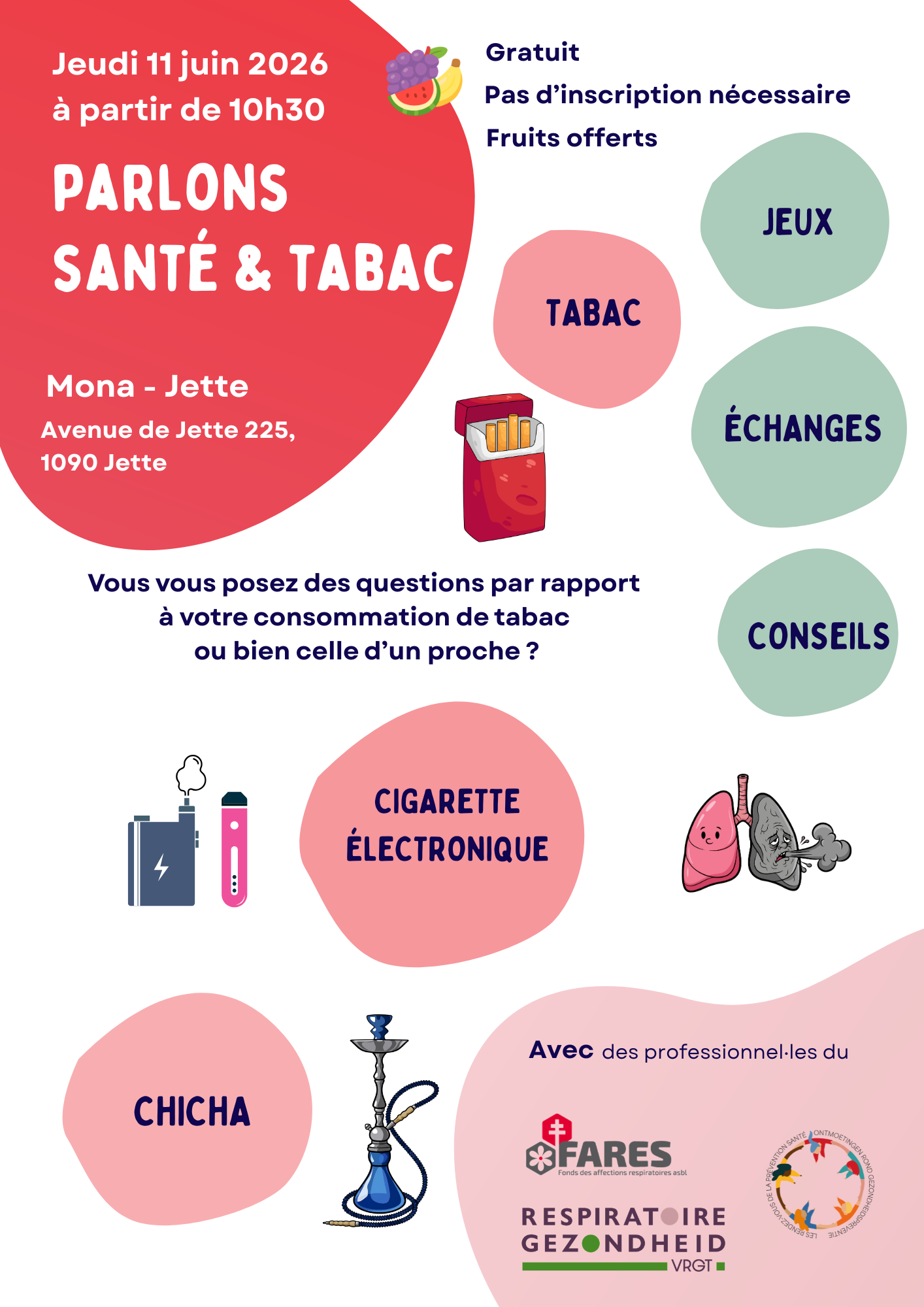 Rendez-vous de la Prévention Santé : Parlons santé et tabac !